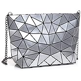 Orita Women Holographic Laser Envelope Clutch Handbag Shoulder Bag Purse