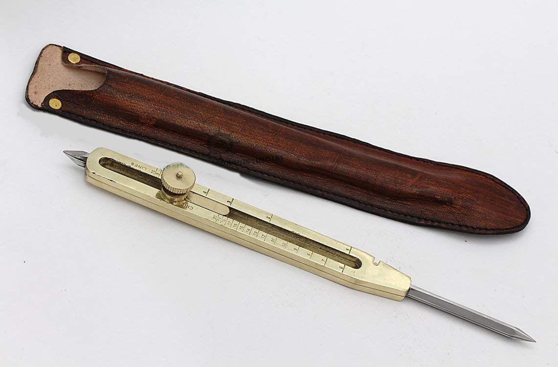 The New Artist Proportional Scale Divider Drawing Tool Professional Proportional Scale Divider Drawing Tool Professional 9” Long Solid Brass with Heavy Duty Steel Point