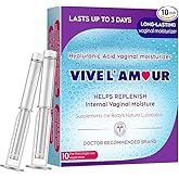 Women's Intimate Moisturizing Gel with Hyaluronic Acid & Vitamin E | 72-Hour Dryness Relief | Hormone-Free & pH-Balanced | 10 Pre-Filled Applicators