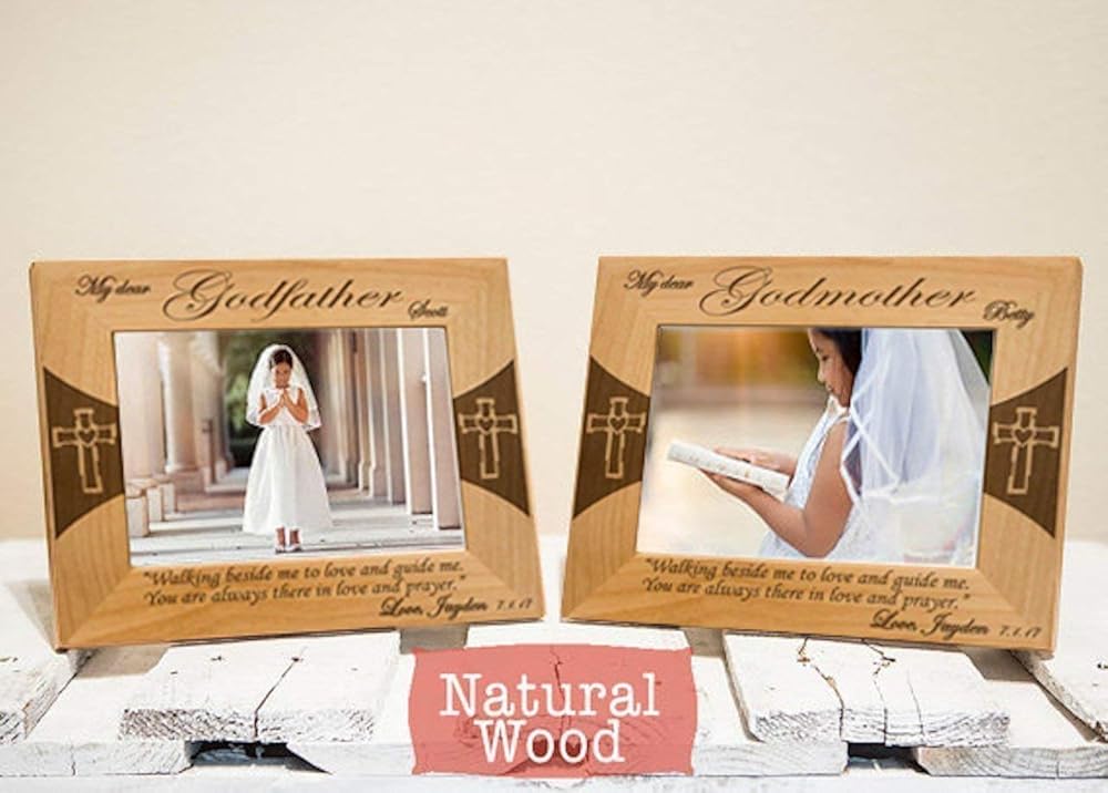 Godparents Frames Set Personalized Godparents Gifts