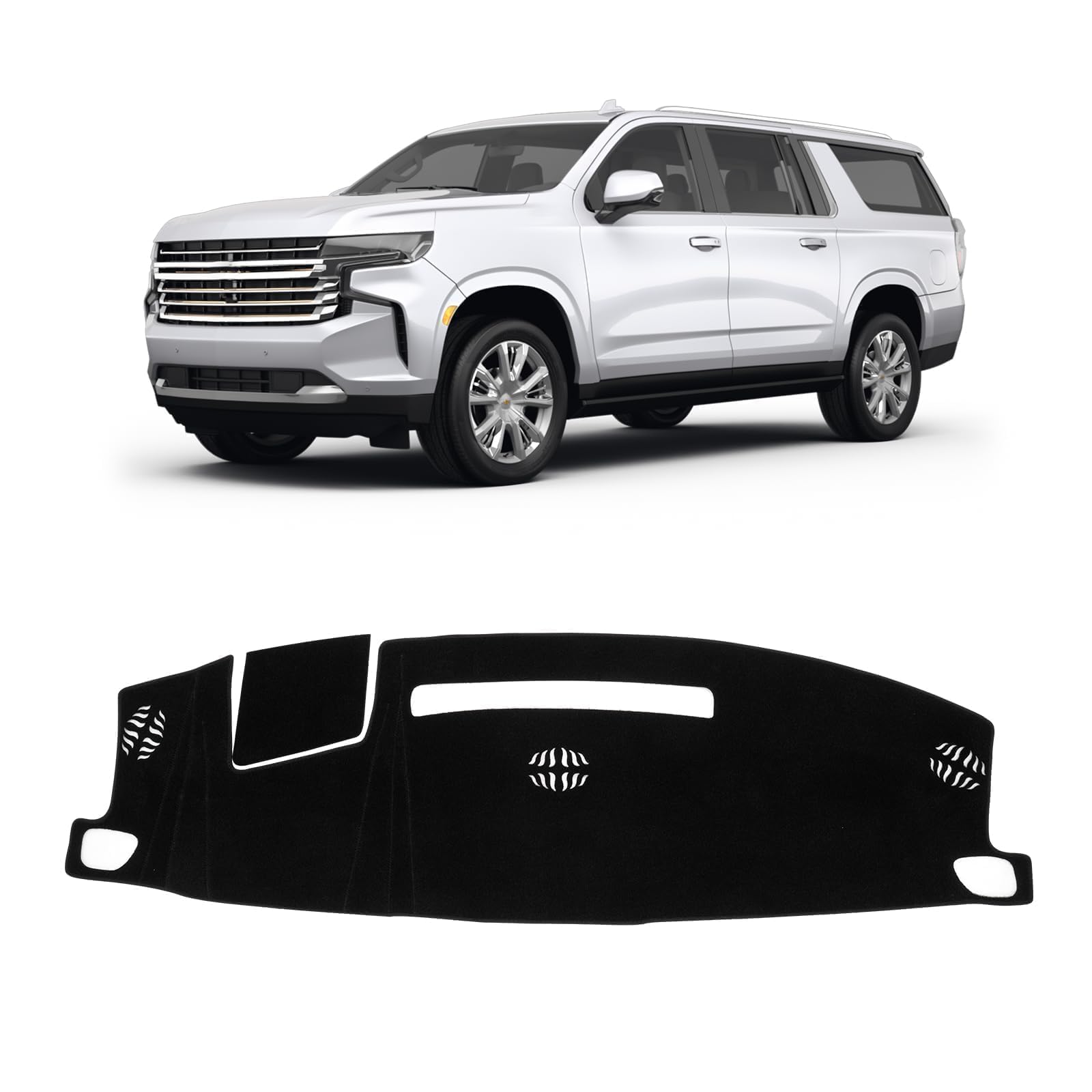 thumbnail image 2 of KUST Custom Fit Dash Cover For 2025 Chevrolet Chevy Equinox - Polyester Non-Slip Dashboard Protector 2 of 14