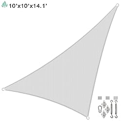 SunnyRoyal 10'x10'x14' Heavy Duty Sun Shade Sail