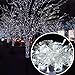 Autolizer 100 LED White Fairy String Lights Lamp for Xmas Tree Holiday Wedding Party Decoration Halloween Showcase Displays Restaurant or Bar and Home Garden - Control up to 8 Modes