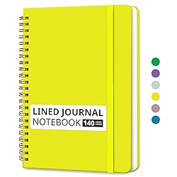 Lined Spiral Journal Notebook for Women & Men, 140