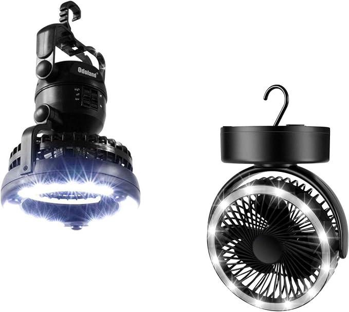 Amazon.com : Odoland Bundle – 2 Items Portable LED Camping Lantern with