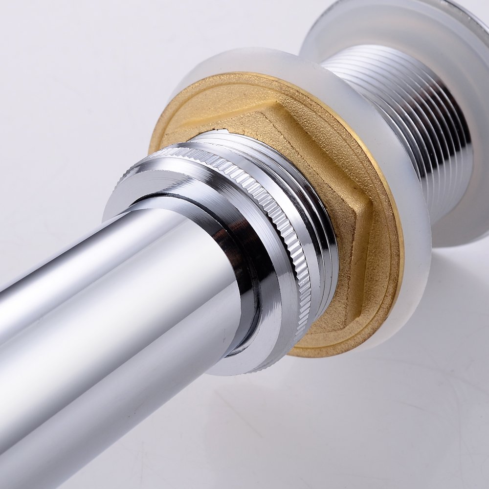 KES Commercial Perforated Grid Strainer Drain Brass Stopper with Tail