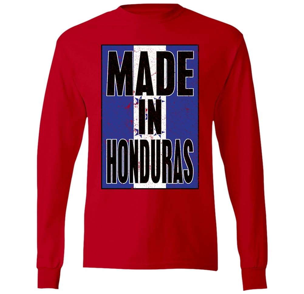 Made In Honduras Distressed Honduran Flag S T Shirt 8620 Seknovelty