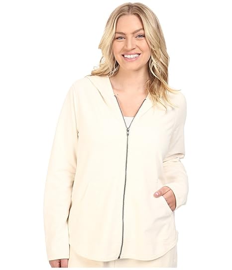 cream zip up hoodie womens