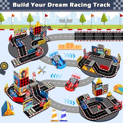 Magneverse 34 Piece Car Building Set