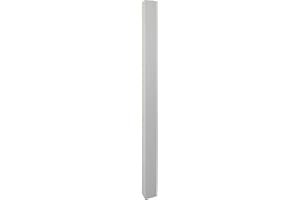 ASCENSION STAIR PARTS 300 - Blank Newel Post - 3" x 48" Square Wood Box Newel, Durable Staircase Newel Post for Railings, Customizable & Easy to Install, Strong & Stylish, Perfect for Home & Commercial Stairs Primed White