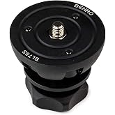 Benro 75mm Half Ball Adapter with Short Tie Down Handle. Fits 75mm Bowl- Black (BL75S)