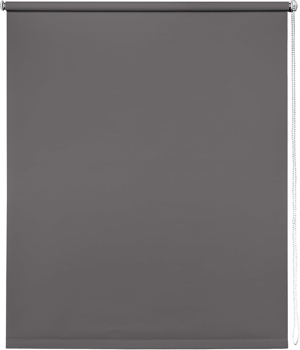 New Edge Blinds Thermal Blackout Grey 50cm x 165cm Roller Blind
