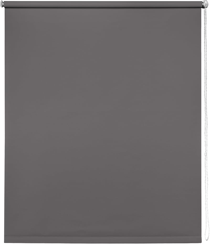 New Edge Blinds Thermal Blackout Grey 50cm x 165cm Roller Blind