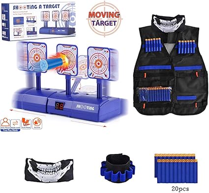 electronic scoring target for nerf