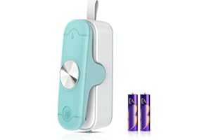 FEPPO Mini Bag Sealer, 2 in 1 Bag Sealer Heat Seal with Cutter, Portable Food Sealer Mini Sealing Machine Kitchen Gadget For Chip Bags Plastic Bags Food Storage (Battery Included)