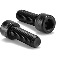 DTGN 50Pcs 1/4-20x1/2" Socket Head Cap Screws – 12.9 Grade Alloy Steel, Black Oxide, UNC Full Thread