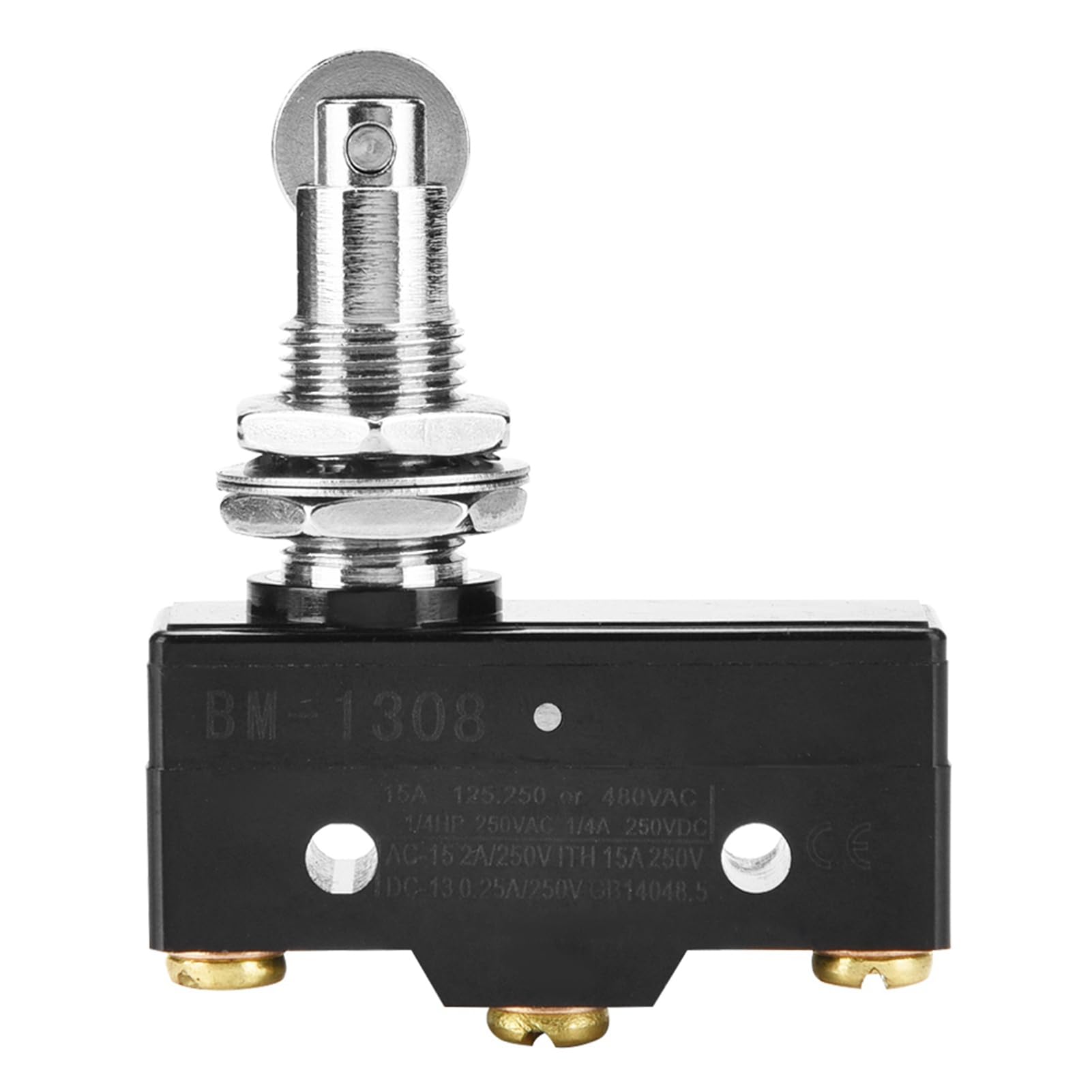 15A NO Great Conductivity Micro Limit Momentary Switch Silver Contacts Miniature Snap Action Switch 1Pc Electrical Limit Switch for Circuit (Bay BM 1308)