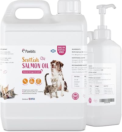 Pawbits 5 Litre Scottish Salmon Oil For Cats Dogs & Pets UK Made