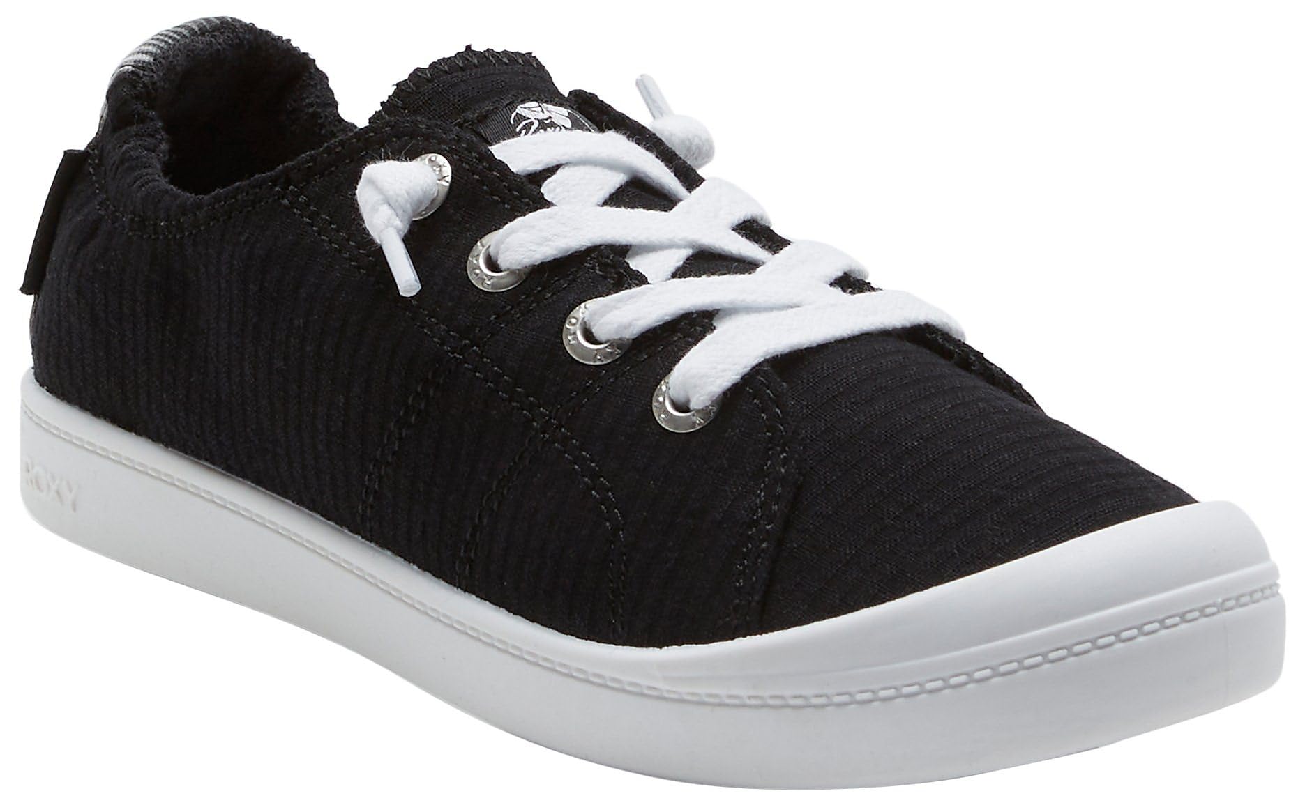 Roxy Womens Bayshore Plus Black/White 6 Medium