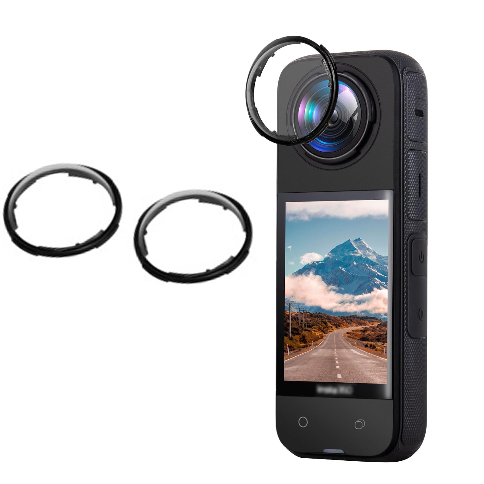 Higatful Insta 360 X4 Tempering Glass Lens Guards Case 10H Hardness, Lens Protector Cover for Insta360 X4 Accessorie