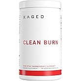Kaged Clean Burn Capsules | Unflavored | Thermogenic Weight Management | Boost Metabolism | Stimulant & Caffeine Free | Supplements for Men & Women | 90 Servings