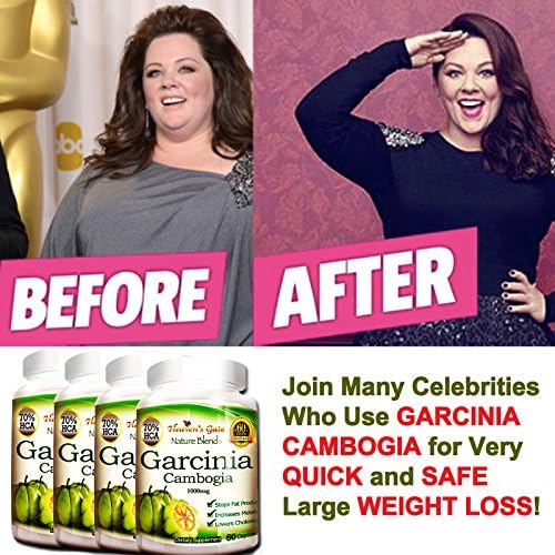 Garcinia Cambogia Extract Weight Loss Supplement - 100% Pure - 70% HCA - 1000 mg Capsules, 240 Diet Pills - All Natural, No Additives - Appetite Suppressant - Premium Lean Health Extract - Organic