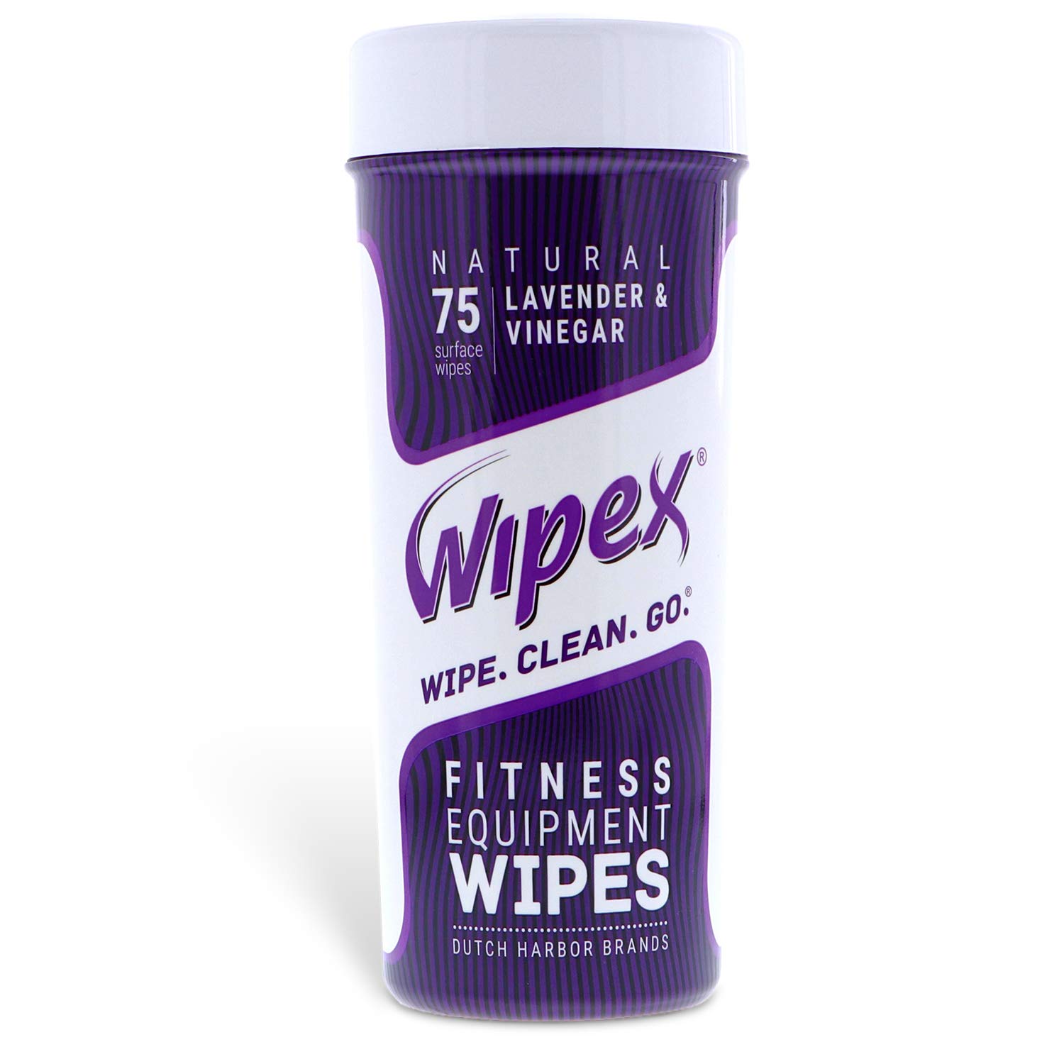 Wipex Screen Wipes & Gym Wipes Combo Pack - 75ct Gym Equipment Wipe Canister & 24ct Individually Wrapped Fitness Touch Screen Sachettes, Safe for Yoga Mats & Electronics, Lavender Scent
