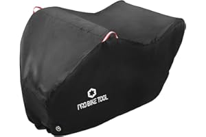 Pro-Bike Tool Cover for Outdoor Storage - Waterproof Bicycle Cover for Stationary 2 XL Bikes - Heavy Duty Ripstop, Anti UV Ma