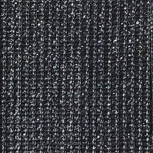 Heavy Duty 6 ft. X 200 ft. Privacy Windscreen Fence Screen Mesh Tarps W/Binding and Grommets (Black)