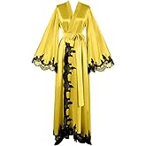 Daily Life Mall Women's Kimono Robe for maternity photoshoot Long Bride Bridesmaids Wedding party robe for women