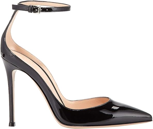 Amazon Kolnoo 女性ハイヒールパンプスバックルストラップオフィスキャリアファッションドレスイブニングシューズ Kolnoo パンプス