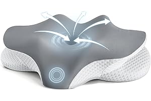 Upgrade Sleep Apnea Pillow, Ergonomic Memory Foam Pillow for Neck Pain Relief, 2 in 1 Adjustable Contour Neck Support Cervica