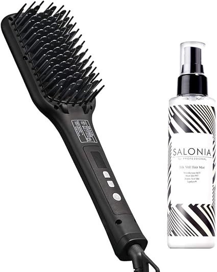 salonia straight heat brush