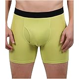 Athletic Works Olive/Black/Lime Chili 3 Pack Performance Mesh Boxer Briefs