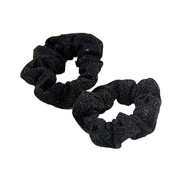 Amazon Com Mopolis Velvet Scrunchies Hair Ties Ponytail Bun