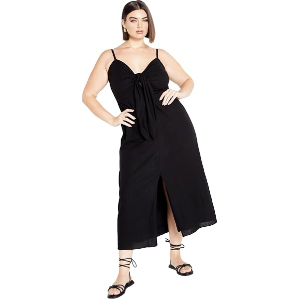 City Chic Womens Plus Size Maxi Vampdress Skirt City Chic Plus Size ...