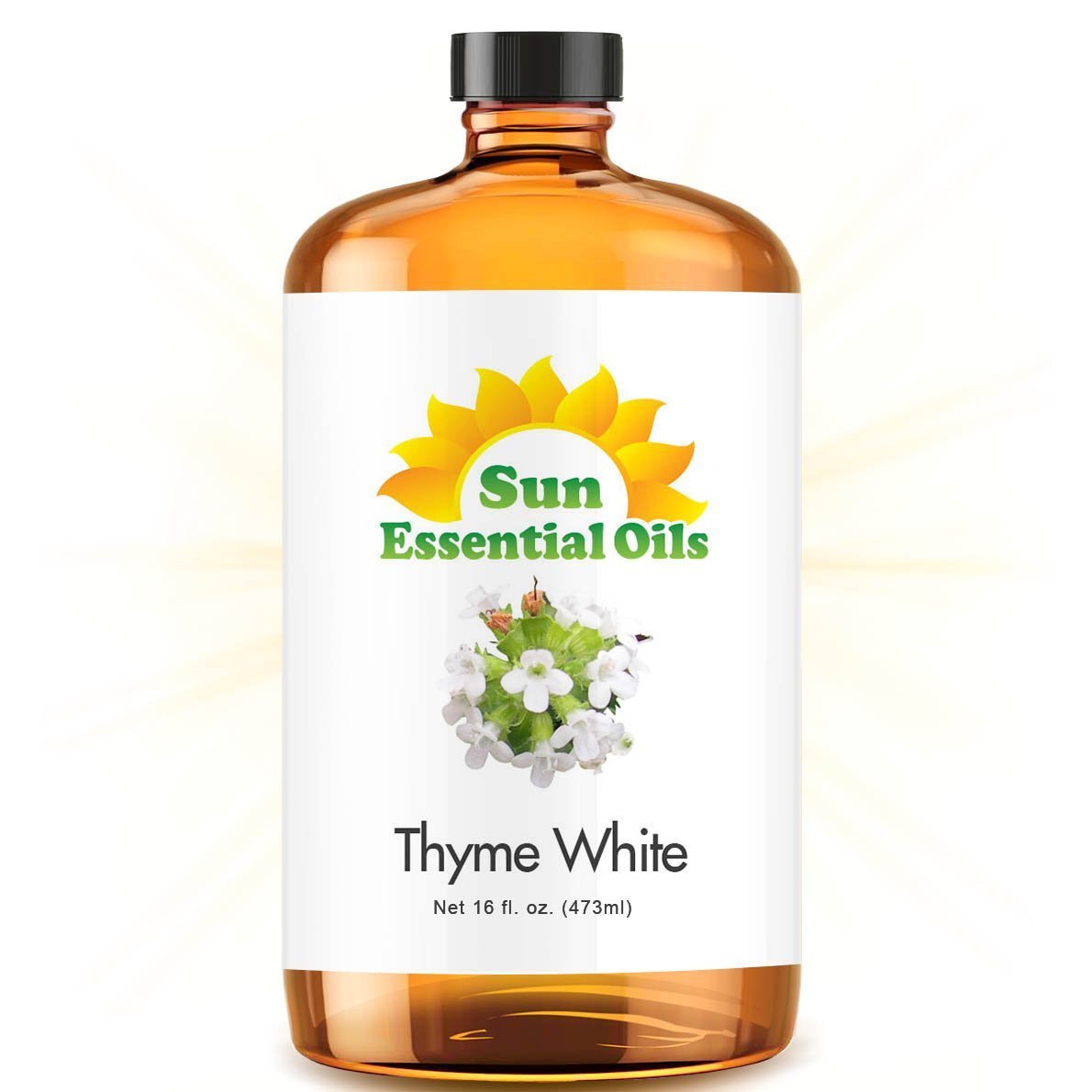 Sun Essential Oils Thyme Essential Oil 16oz for