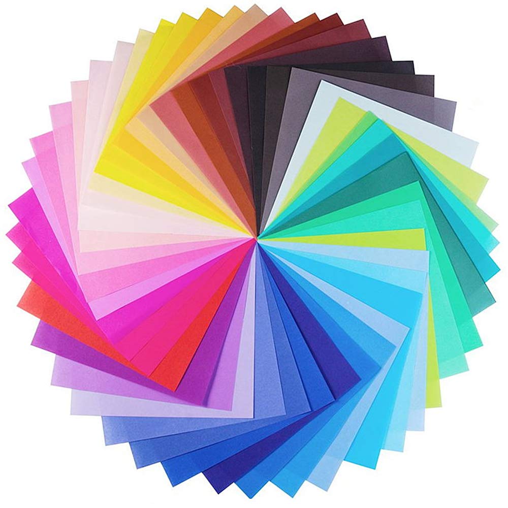 Origami Paper, Craft Folding Paper, 100 Sheets, 15 x 15 cm, Double-Sided Craft Paper, 10 Colours, High Quality Folding Sheets for Children, Art and DIY Craft Projects