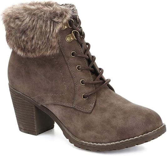 pavers lace up ankle boots