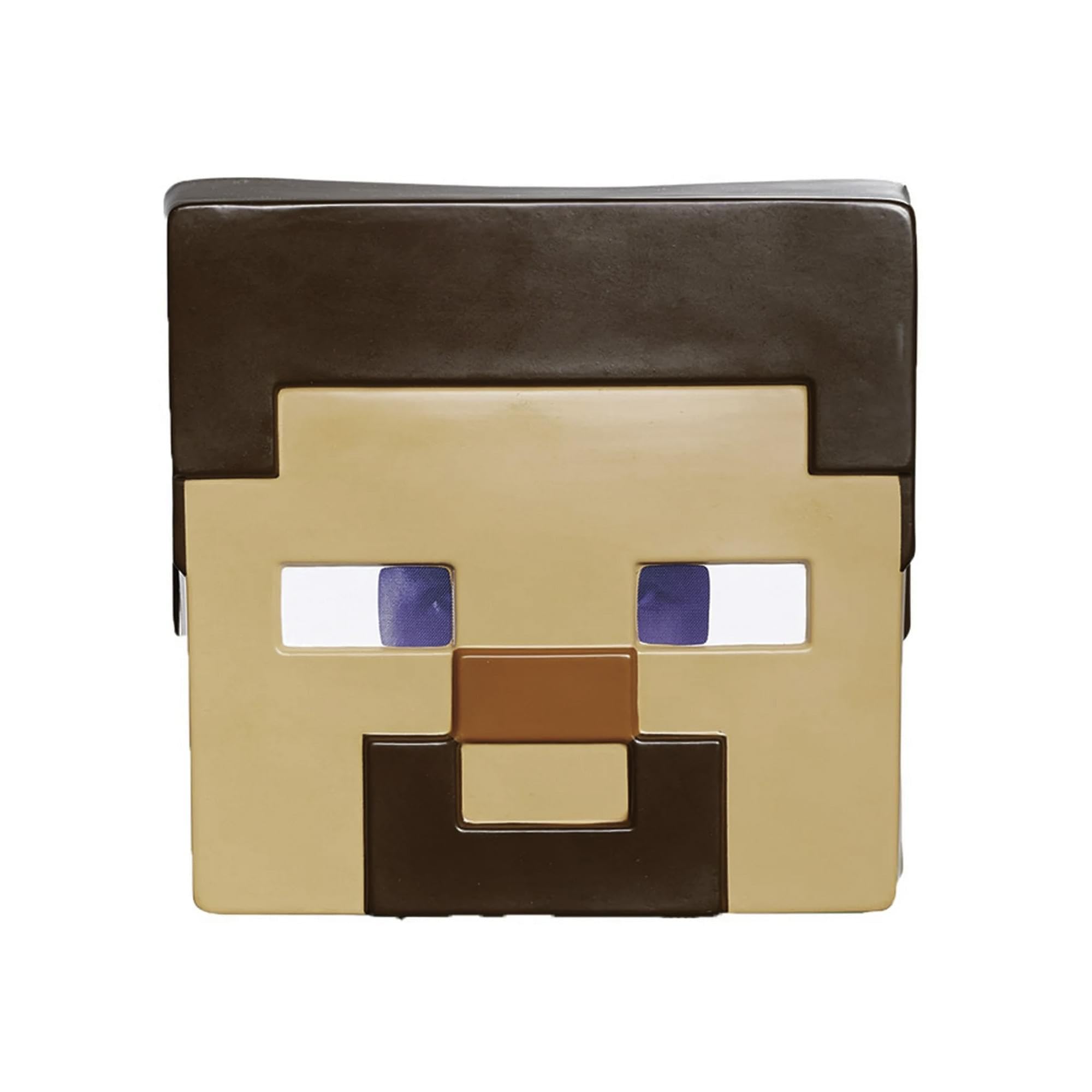 Disguise Men's Minecraft Steve Adult Mask, Brown, One Size Adult