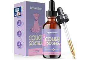 FIFTH & FIDO Dog Cough Treatment - Kennel Cough Treatment for Dogs - Gentle Dog Congestion Relief - Kennel Cough Treatment at Home - Natural Dog Cough Suppressant - Liquid Dog Cough Relief