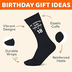 HAPPYPOP 18th Birthday Gift Ideas - Socks for 18