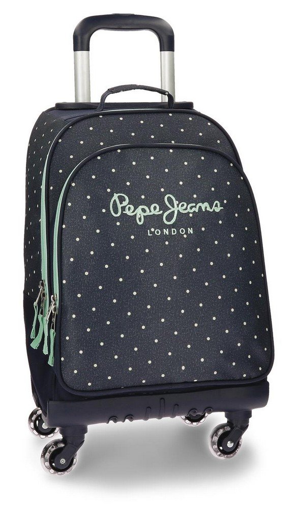 Pepe Jeans Denim Dots Mochila Escolar cm  Litros Azul