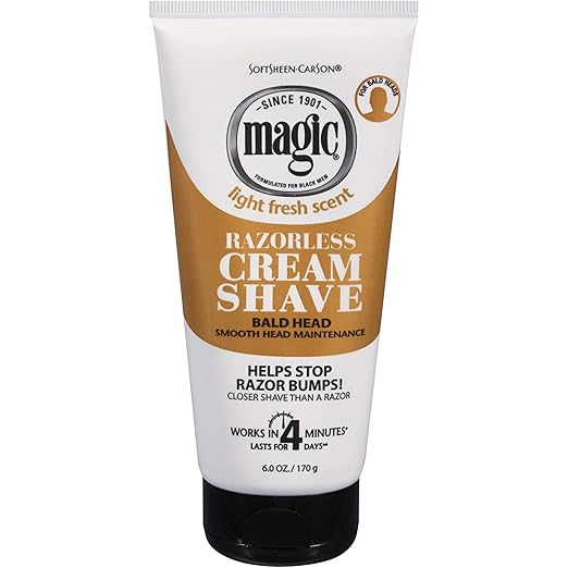 Amazon.com: Magic Hair Removal &amp; Shaving Cream Smooth Strength Bald