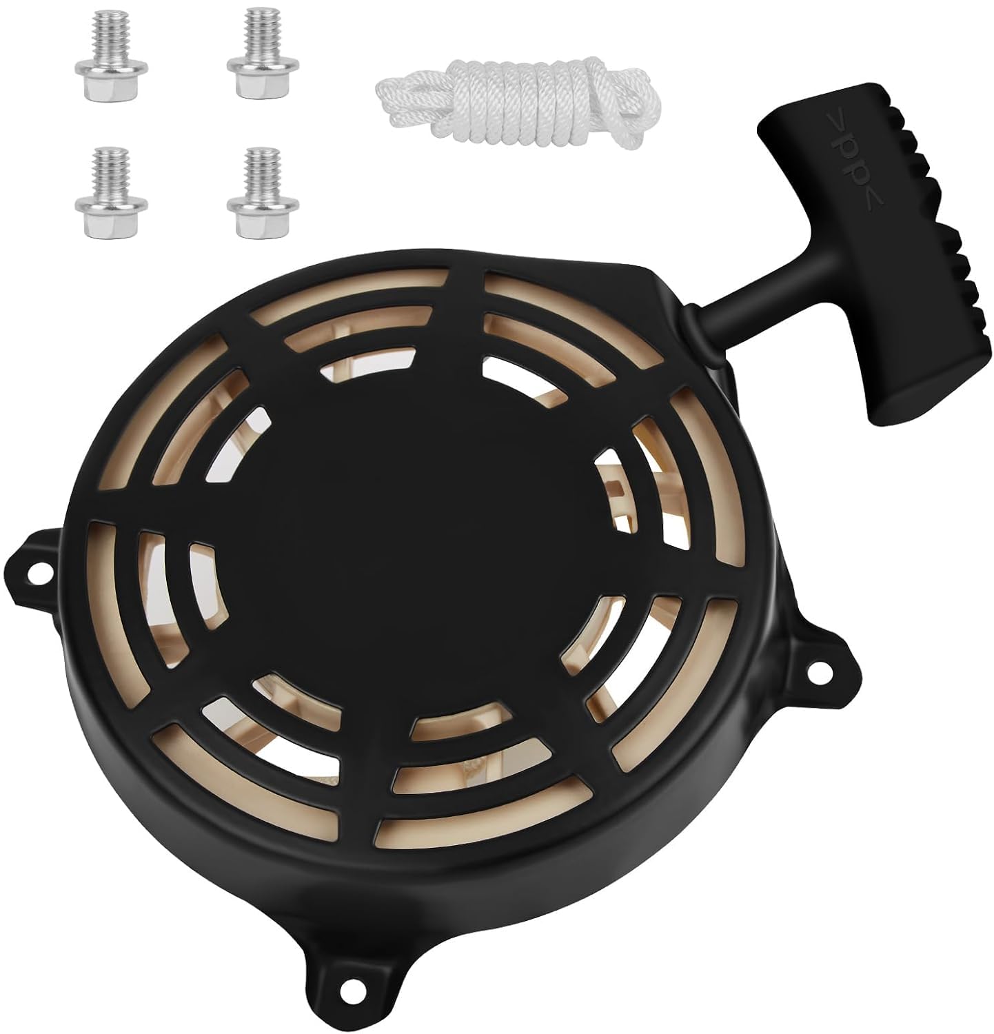 Photo 1 of SOFO 497680 Rewind Starter Pull Start Assembly Compatible with Briggs & Stratton 497830 498144 Lawn Mower Pull Cord for 6.75 Motor Craftsman for Troy bilt Tb210 TB230 for Craftsman 917.388861 Model