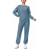 CakCton Lounge Sets For Women 2 Piece Outfit Sweatsuit Long Sleeve Sweatshirt Joggers Sweatpants Tracksuits