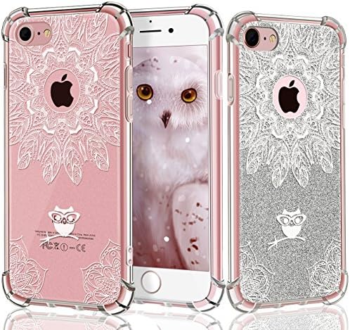 iPhone 6s Case,iPhone 6 Case,STARME Clear Design Owl Mandala Lace TPU Bumper Hard Case for iPhone 6/iPhone 6s (4.7inches)