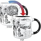 Disappearing Cheshire Cat Mug - Add Coffee or Tea and The Cheshire Cat Disappears Except for its Grin - Comes in a Fun Gift Box