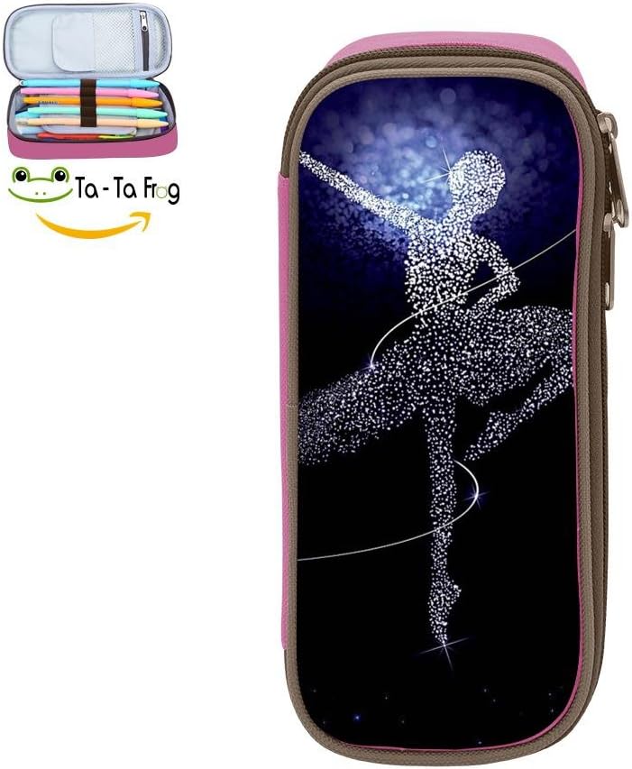 Yumiyah Dancer Pencil Case New Style Simple Ideas Student Pen Bag High Zipper Capacity Pink