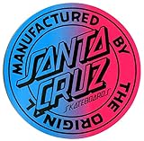 Santa Cruz MFG Dot Fade Skateboard Sticker - Approx 9cm wide. skate surf snow bmx guitar new sk8